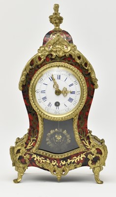 Lot 152 - JAPY FRERES, FRANCE - 19TH CENTURY BOULLE WORK MANTEL CLOCK