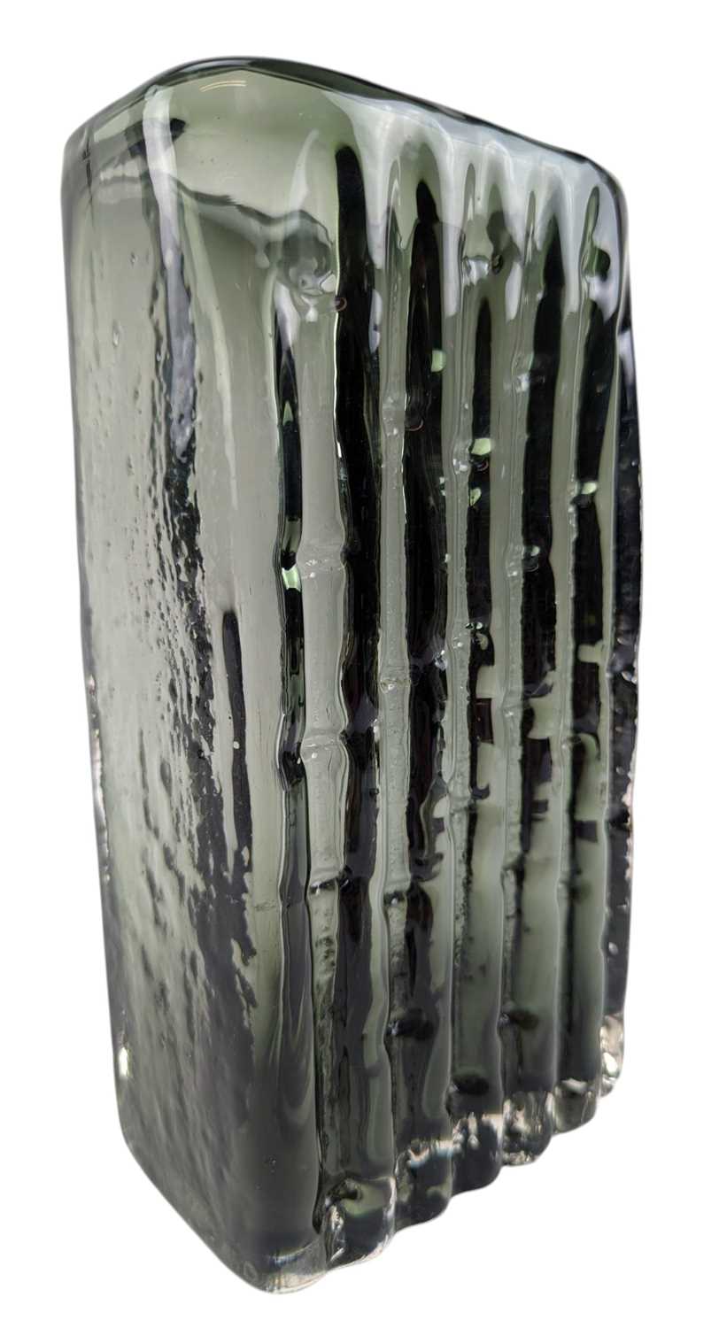Lot 20 - GEOFFREY BAXTER FOR WHITEFRIARS - NO. 9669 - 'BAMBOO' GLASS VASE IN WILLOW