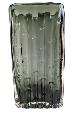 Lot 20 - GEOFFREY BAXTER FOR WHITEFRIARS - NO. 9669 - 'BAMBOO' GLASS VASE IN WILLOW