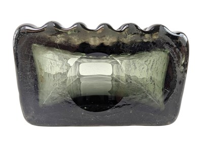 Lot 20 - GEOFFREY BAXTER FOR WHITEFRIARS - NO. 9669 - 'BAMBOO' GLASS VASE IN WILLOW