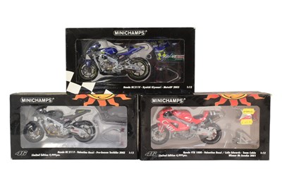 Lot 78 - DIECAST - COLLECTION OF MINICHAMPS 1/12 SCALE MOTORBIKES