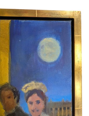 Lot 360 - DAVID COBLEY (B. 1954) - STEPHANIE COLE AND FRIENDS, 2005 - OIL ON CANVAS