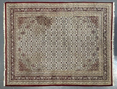 Lot 424 - LARGE VINTAGE PERSIAN ISLAMIC MOUD FLOOR CARPET RUG