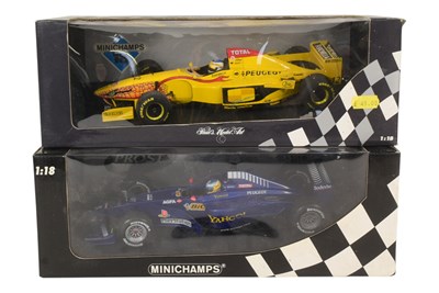 Lot 39 - DIECAST - X2 MINICHAMPS 1/18 SCALE F1 RACING CARS