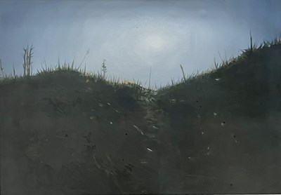 Lot 470 - PHILIP BRAHAM (B. 1959) - MOUNTAIN PATH, 1993 - OIL ON PAPER