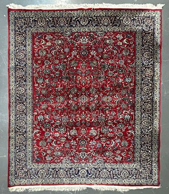 Lot 543 - 20TH CENTURY ISLAMIC SAROUK BAKHTIYAR FLOOR CARPET RUG