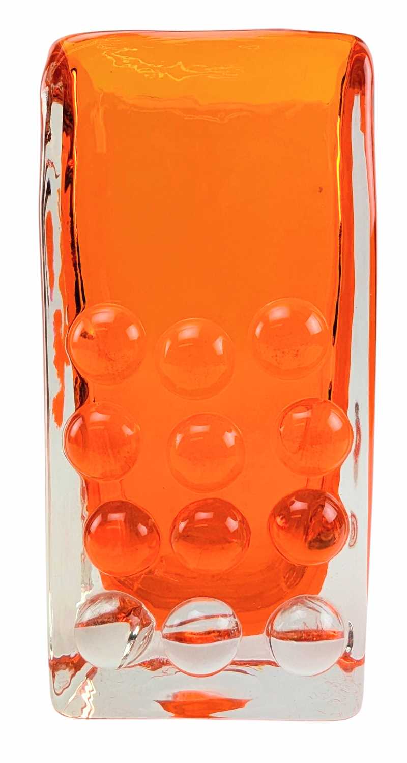 Lot 60 - BAXTER FOR WHITEFRIARS - NO. 9670 - MOBILE PHONE VASE IN TANGERINE
