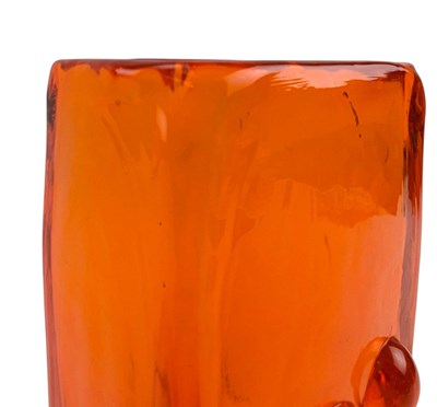 Lot 60 - BAXTER FOR WHITEFRIARS - NO. 9670 - MOBILE PHONE VASE IN TANGERINE