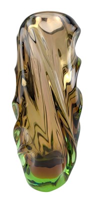 Lot 18 - JAN BERANEK FOR SKRDLOVICE - LARGE CZECH STUDIO ART GLASS