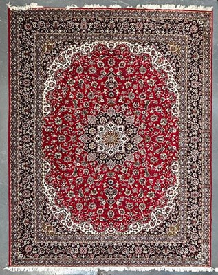 Lot 463 - LARGE 20TH CENTURY IRANIAN ISLAMIC FLOOR CARPET RUG