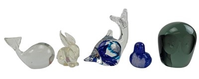 Lot 77 - MIXED SELECTION OF STUDIO ART GLASS ANIMALS