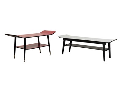 Lot 587 - TWO MYER FURNITURE STYLE MID CENTURY COFFEE TABLES