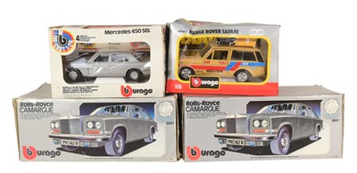 Lot 276 - DIECAST - COLLECTION OF BURAGO LARGE SCALE DIECAST MODELS