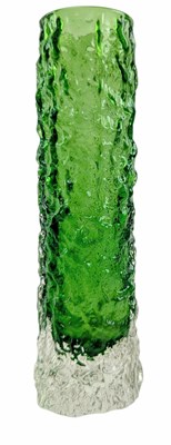 Lot 116 - BAXTER FOR WHITEFRIARS - TEXTURED RANGE FINGER VASE - NO. 9729 IN MEADOW GREEN