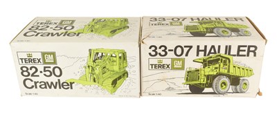 Lot 128 - DIECAST - X2 CONRAD MADE 1/40 SCALE TEREX CONSTRUCTION MODELS
