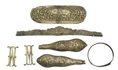 Lot 137 - COLLECTION OF 19TH CENTURY HALLMARKED SILVER DECORATIVE PIECES