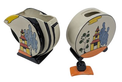 Lot 155 - LORNA BAILEY FOR OLD ELLGREAVE POTTERY - PAGODA GARDENS TEA SET