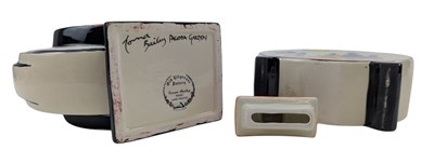 Lot 155 - LORNA BAILEY FOR OLD ELLGREAVE POTTERY - PAGODA GARDENS TEA SET