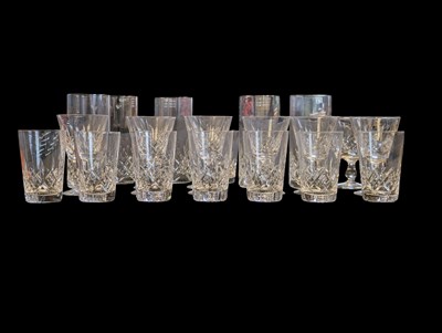Lot 47 - COLLECTION OF VINTAGE 20TH CENTURY CRYSTAL CUT GLASS DRINKING GLASSES