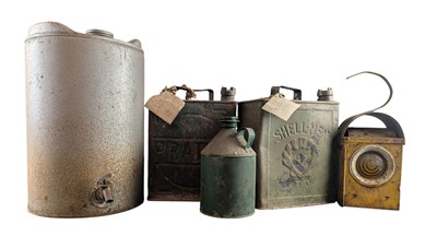 Lot 57 - MOTORING INTEREST - SELECTION OF PETROL / OIL CANS