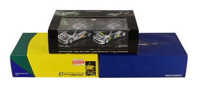 Lot 73 - DIECAST - MINICHAMPS 1/43 SCALE DIECAST F1 RACING MODELS
