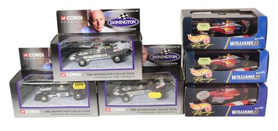 Lot 82 - DIECAST - COLLECTION OF CORGI & HOT WHEELS DIECAST F1 CARS