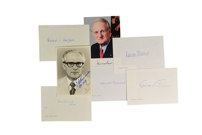 Lot 138 - GERMAN POLITICS - COLLECTION OF AUTOGRAPHS