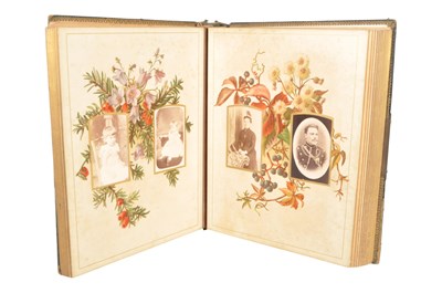 Lot 548 - 19TH CENTURY VICTORIAN CARTE DE VISITE PHOTOGRAPH ALBUM