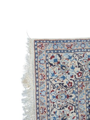 Lot 719 - MID CENTURY IRANIAN NAIN ISLAMIC FLOOR RUG.