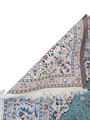 Lot 719 - MID CENTURY IRANIAN NAIN ISLAMIC FLOOR RUG.