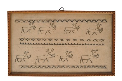 Lot 242 - GUSTAV HAGEMANN (1891 - 1982) - 20TH CENTURY GERMAN REINDEER DRYPOINT ETCHING