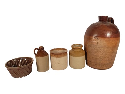 Lot 36 - COLLECTION OF 19TH CENTURY VICTORIAN TWO TONE STONEWARE