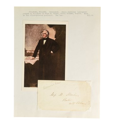 Lot 72 - AMERICAN PRESIDENT - MILLARD FILLMORE (D.1874) - ENVELOPE