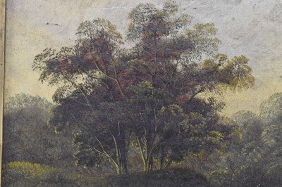 Lot 369 - CHARLES GREVILLE MORRIS (1861-1922) - OIL ON CANVAS LANDSCAPE PAINTING