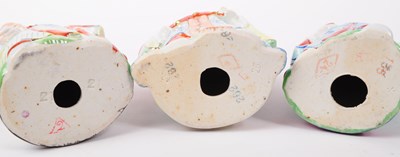 Lot 4 - SANXING DIETIES (FU LU SHOU) CERAMICS CHINESE STATUES