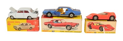 Lot 21 - DIECAST - X3 VINTAGE DINKY TOYS DIECAST MODEL CARS