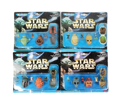 Lot 145 - STAR WARS - MICRO MACHINES - COLLECTION OF CARDED PLAYSETS