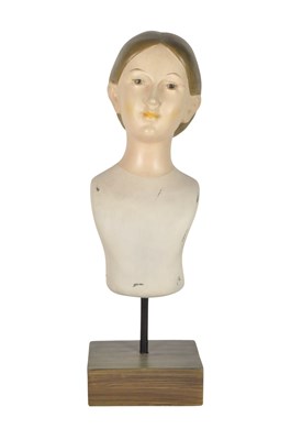 Lot 247 - 20TH CENTURY VINTAGE JEWELLERY SHOP DISPLAY LADY BUST MODEL