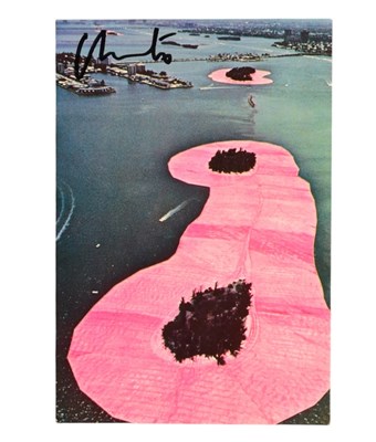 Lot 22 - ARTIST - CHRISTO (D.2020) - AUTOGRAPH ON POSTCARD