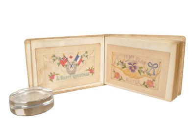 Lot 540 - VINTAGE 20TH CENTURY 1940S WWII EMBROIDERED POSTCARDS