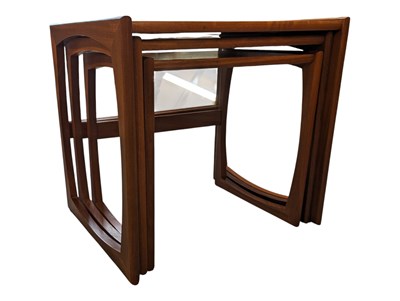 Lot 599 - G-PLAN FURNITURE - VINTAGE MID CENTURY TEAK NEST OF TABLES