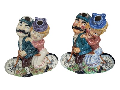 Lot 39 - SHORTER & SONS - TWO EARLY 20TH CENTURY STAFFORDSHIRE DAISY BELL FIGURES