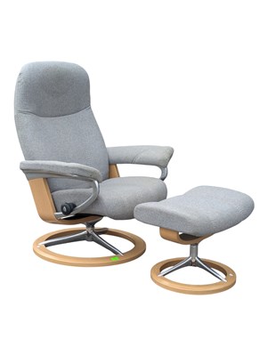 Lot 608 - EKORNES - SCANDINAVIAN CONSUL CLASSIC RECLINER ARMCHAIR