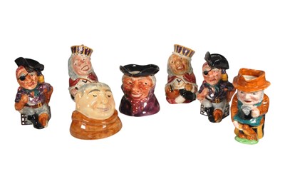 Lot 41 - SHORTER & SONS - SEVEN EARLY 20TH CENTURY STAFFORDSHIRE CHARACTER JUGS