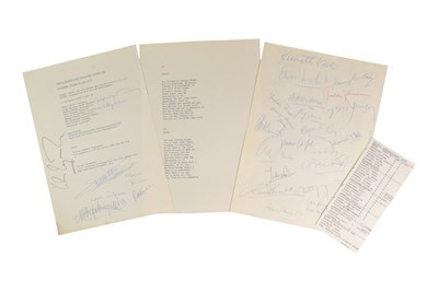 Lot 204 - POETS - SIGNED PROGRAMME FROM POETRY INTERNATIONAL 1972