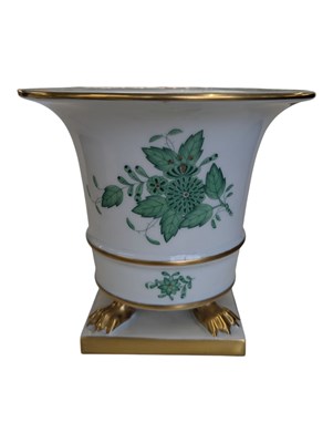 Lot 54 - HEREND - 20TH CENTURY HUNGARIAN HEREND APPONYI PORCELAIN VASE