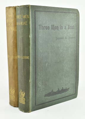 Lot 123 - JEROME, JEROME K. THREE MEN IN A BOAT & THE DIARY OF A PILGRIMAGE FIRST EDS