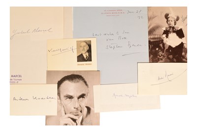 Lot 205 - WRITERS / AUTHORS / NOVELISTS - COLLECTION OF AUTOGRAPHS
