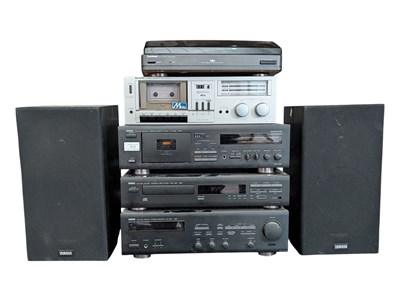 Lot 412 - YAMAHA CORPORATION - VINTAGE 20TH MUSIC HI FI STACKING SYSTEM