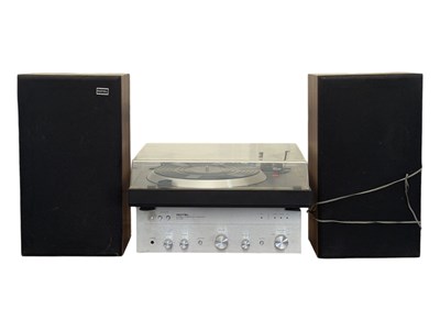 Lot 413 - ROTEL, JAPAN - VINTAGE 20TH CENTURY RECORD PLAYER TURNTABLE W/ AMP